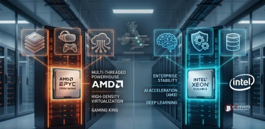 Intel Xeon vs AMD EPYC 2026 Server Comparison by eServers