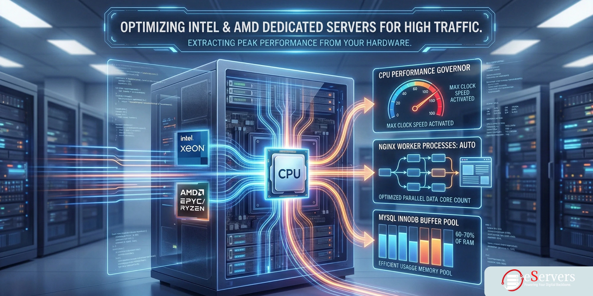 Optimize Intel and AMD Dedicated Servers