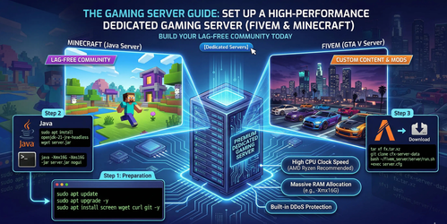How to Set Up a Dedicated Gaming Server for FiveM and Minecraft